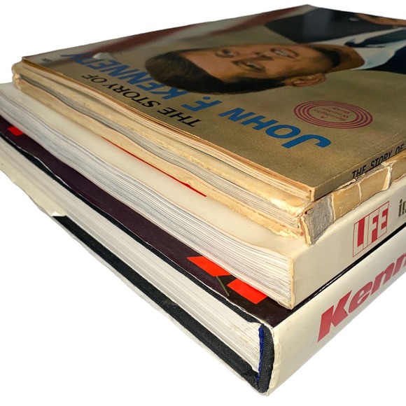 Collector's Set 4 Vintage JFK Books Family Dynasty Historical Presidency Death - Picture 3 of 16